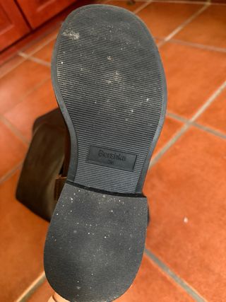 Botas Biker Marrones con Hebillas