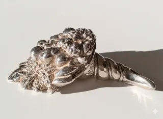 Cornucopia Magrino in Argento Laminato