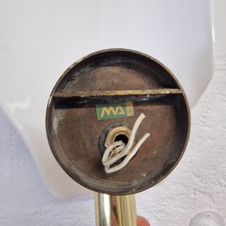 Aplique de pared MetalArte blanco y dorado