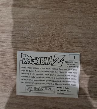 Cromos Dragon Ball Z Panini 1991