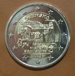 Moneda 2 euros Eslovaquia 2023 Conmemorativa