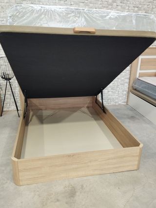 Canapé, colchón,  Cabecero y 2 mesitas BLACK FRIDA