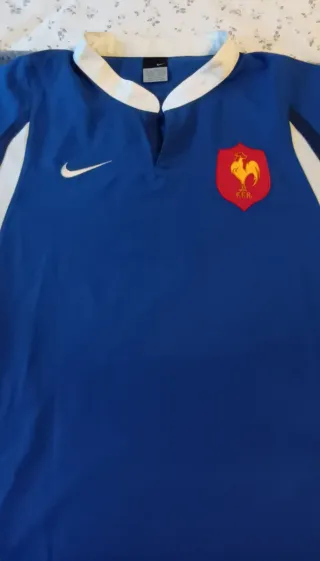 Camiseta Rugby Francia Nike Azul