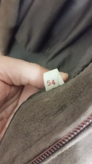 Chaqueta vintage bomber de piel