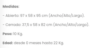 Carro Trío Bebé Asalvo New York