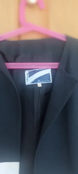 Vestido El Corte Inglés Negro y Blanco