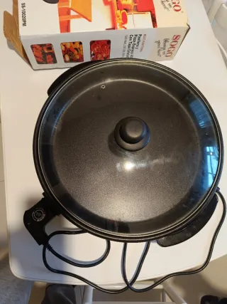 Paellera y Pizza Eléctrica SOGO 40cm