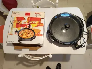 Paellera y Pizza Eléctrica SOGO 40cm