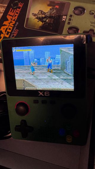 Consola de videojuegos X6 Verde