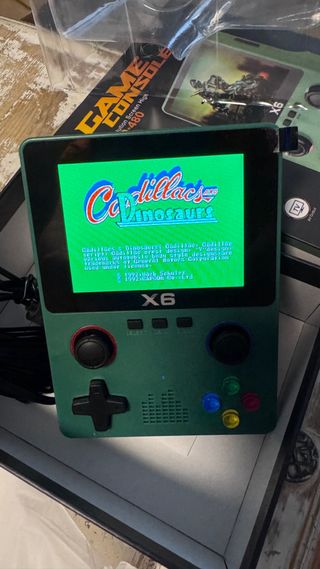 Consola de videojuegos X6 Verde