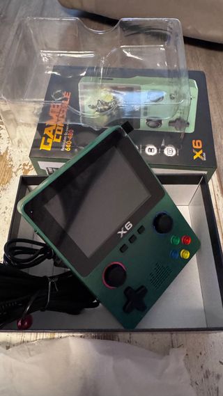 Consola de videojuegos X6 Verde