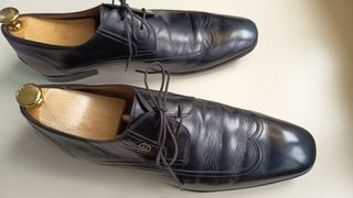 Scarpe Gucci Derby Pelle Nera Taglia 42