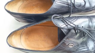 Scarpe Gucci Derby Pelle Nera Taglia 42