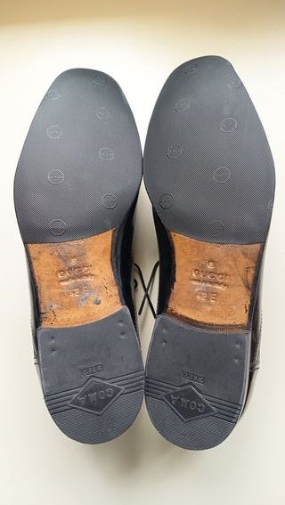 Scarpe Gucci Derby Pelle Nera Taglia 42