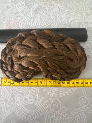 Moño fallera trenzado