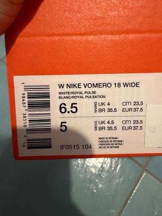Nike Vomero 18 Wide Scarpe Running Donna