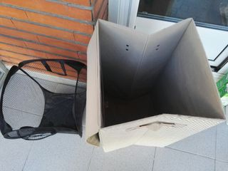 2 Cubos de Basura con Pedal Beige
