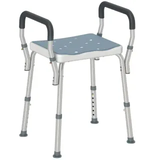 Taburete Ducha Regulable 52x45x69 cm