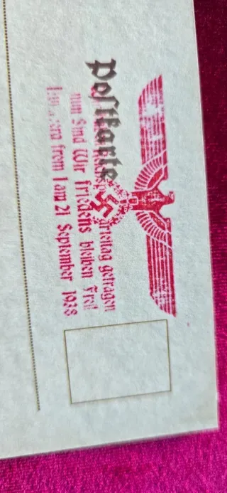 Antigua postal General Erwin Rommel