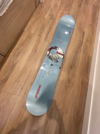 Tabla Snowboard con Fijaciones