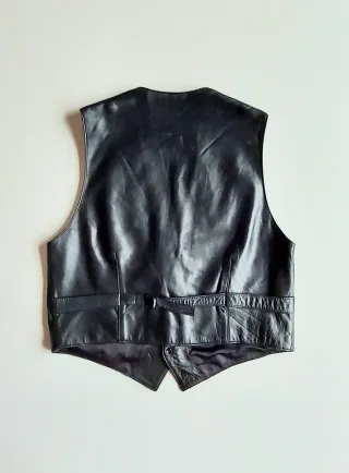 Chaleco Piel 100% Peletería Jacinto Rodriguez