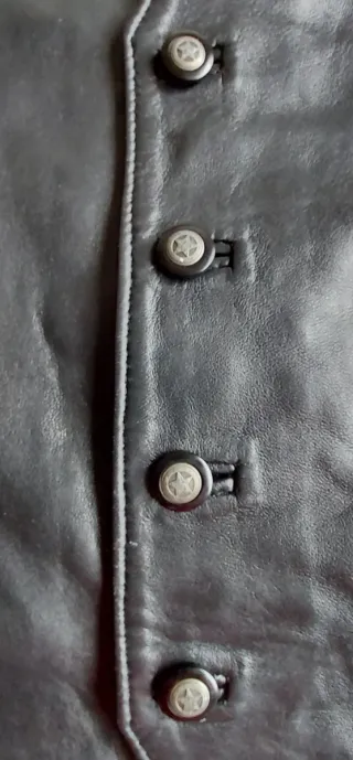 Chaleco Piel 100% Peletería Jacinto Rodriguez