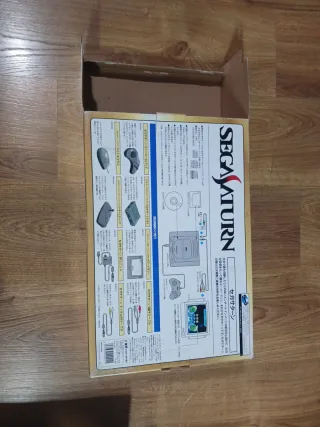 Caja Sega Saturn Japonesa (Solo Caja, Corcho, Manu