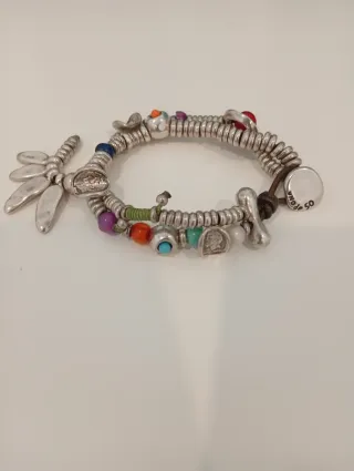 Pulsera Uno de 50 Libélula Plata