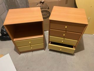 Mesitas de noche y cabecero