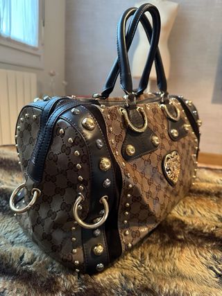 Bolso Gucci Babouska Hysteria Marrón y Dorado