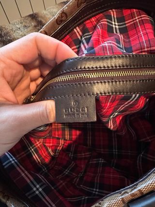 Bolso Gucci Babouska Hysteria Marrón y Dorado