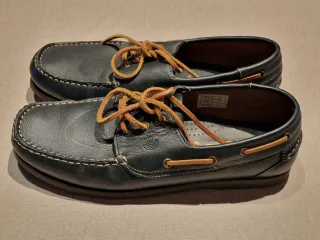 Zapatos náuticos Iturri piel negra talla 45