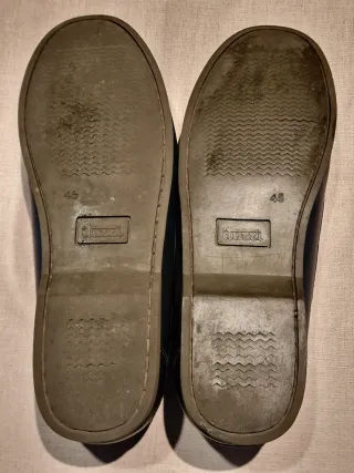 Zapatos náuticos Iturri piel negra talla 45