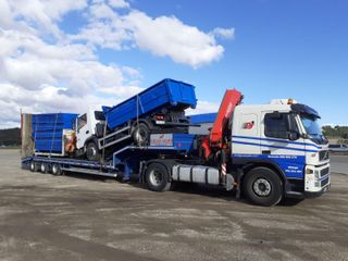 Camión grúa volvo Cabeza Tractora con Grúa Fassi