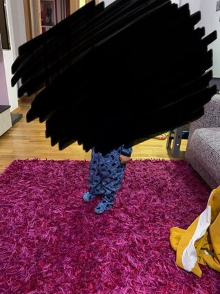 Alfombra Fucsia Shaggy