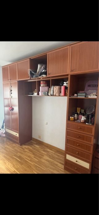 Mueble puente 6 cajones madera