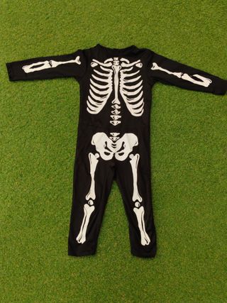 Disfraz esqueleto 3 años