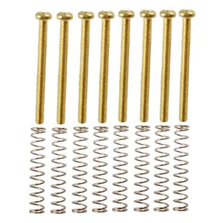 4 TORNILLOS + MUELLES GUITARRA BAJO PASTILLAS