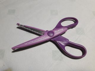 Forbici Taglio Scallop Viola