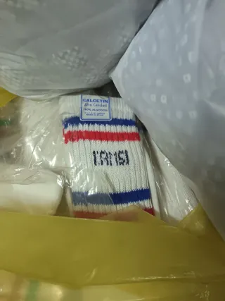 Calcetines COLOR PUNT blancos tallas variadas