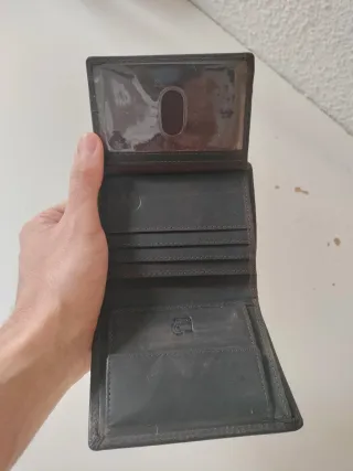 Cartera de Piel Marrón Oscuro Florenzia (Italia)