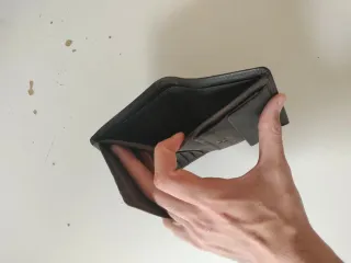 Cartera de Piel Marrón Oscuro Florenzia (Italia)