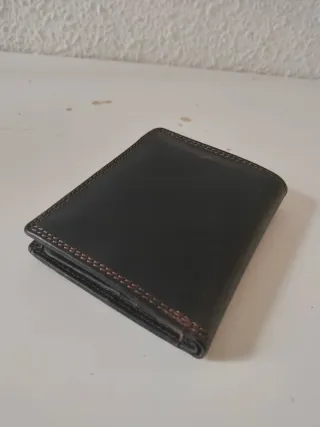 Cartera de Piel Marrón Oscuro Florenzia (Italia)