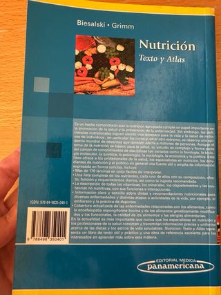 Nutrición. Texto y Altas
