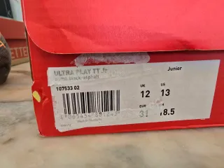 Botas de niño para futbol, Puma grises y