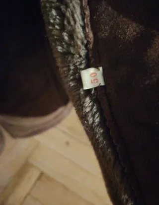 Abrigo Piel Shearling Marrón