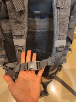 Mochila Táctica 50L Gris