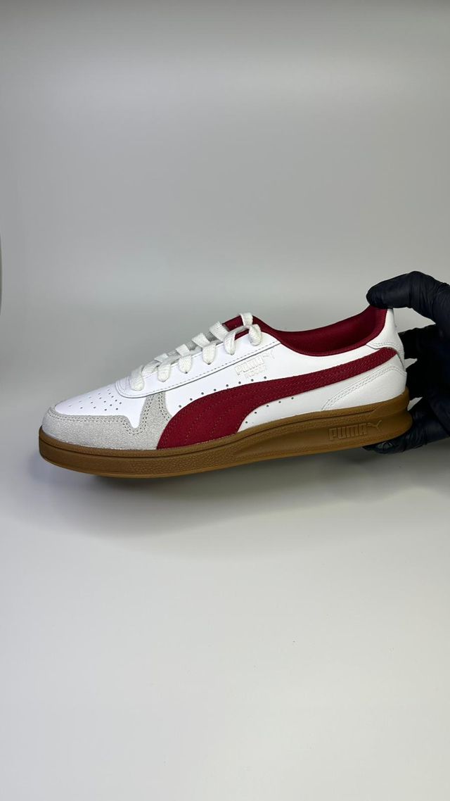 Puma Indoor Blanco/Gris/Rojo - Talla 42