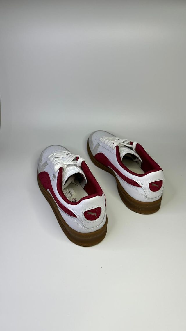 Puma Indoor Blanco/Gris/Rojo - Talla 42