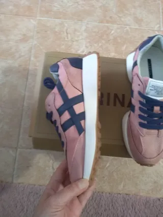 Zapatillas Corina Rosa y Azul